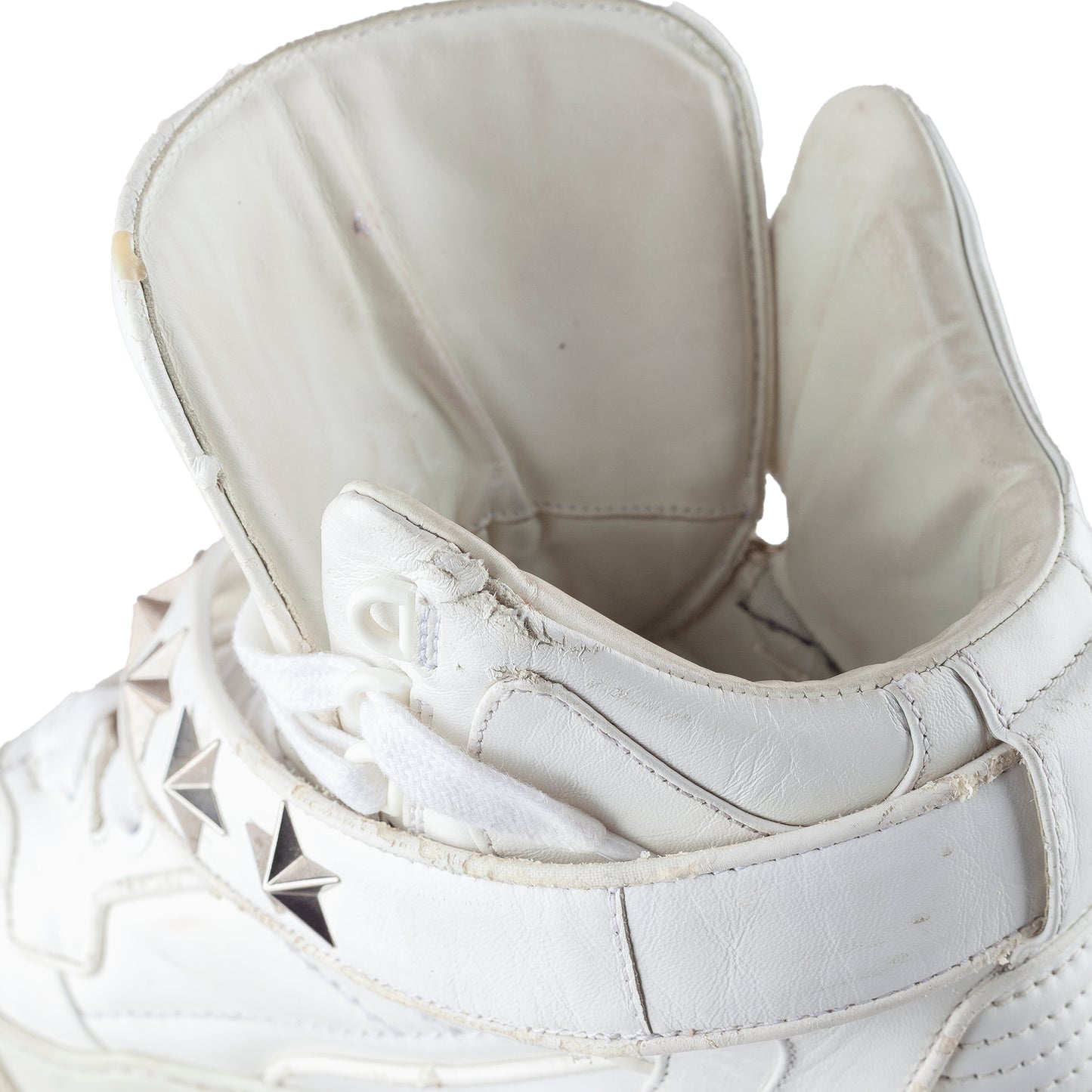Givenchy Paris Tyson Star High Top White Sneakers