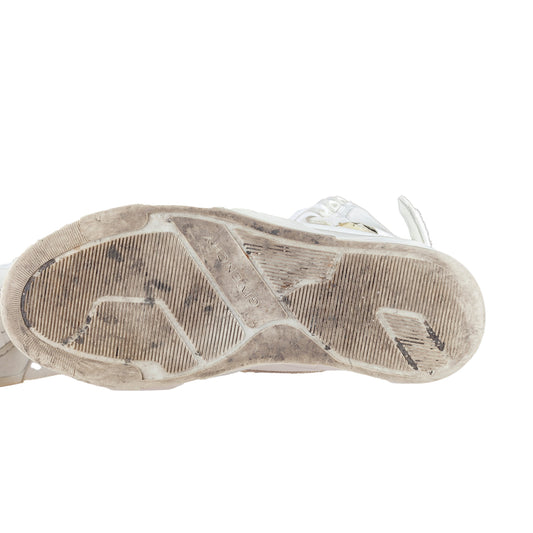 Givenchy Paris Tyson Star High Top White Sneakers  