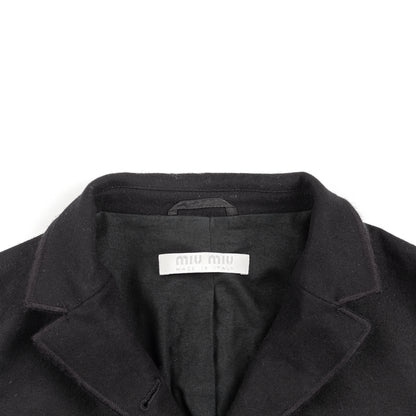 Miu Miu Black Wool Vintage Jacket (L)