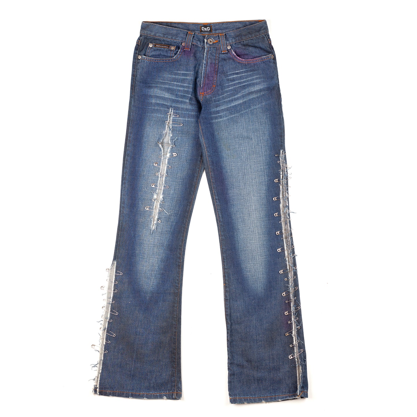 Dolce & Gabbana Spray Paint Vintage Denim Jeans (S)