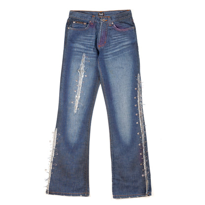 Dolce & Gabbana Spray Paint Vintage Denim Jeans (S)