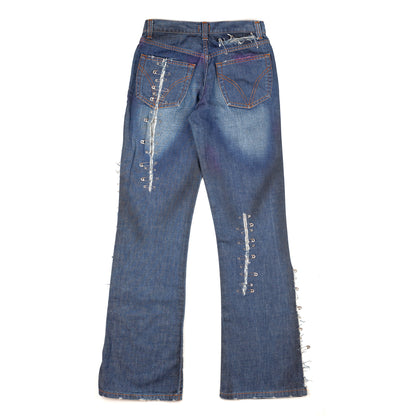 Dolce & Gabbana Spray Paint Vintage Denim Jeans (S)