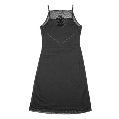 Vive Maria Mesh Midi Black Dress (L)