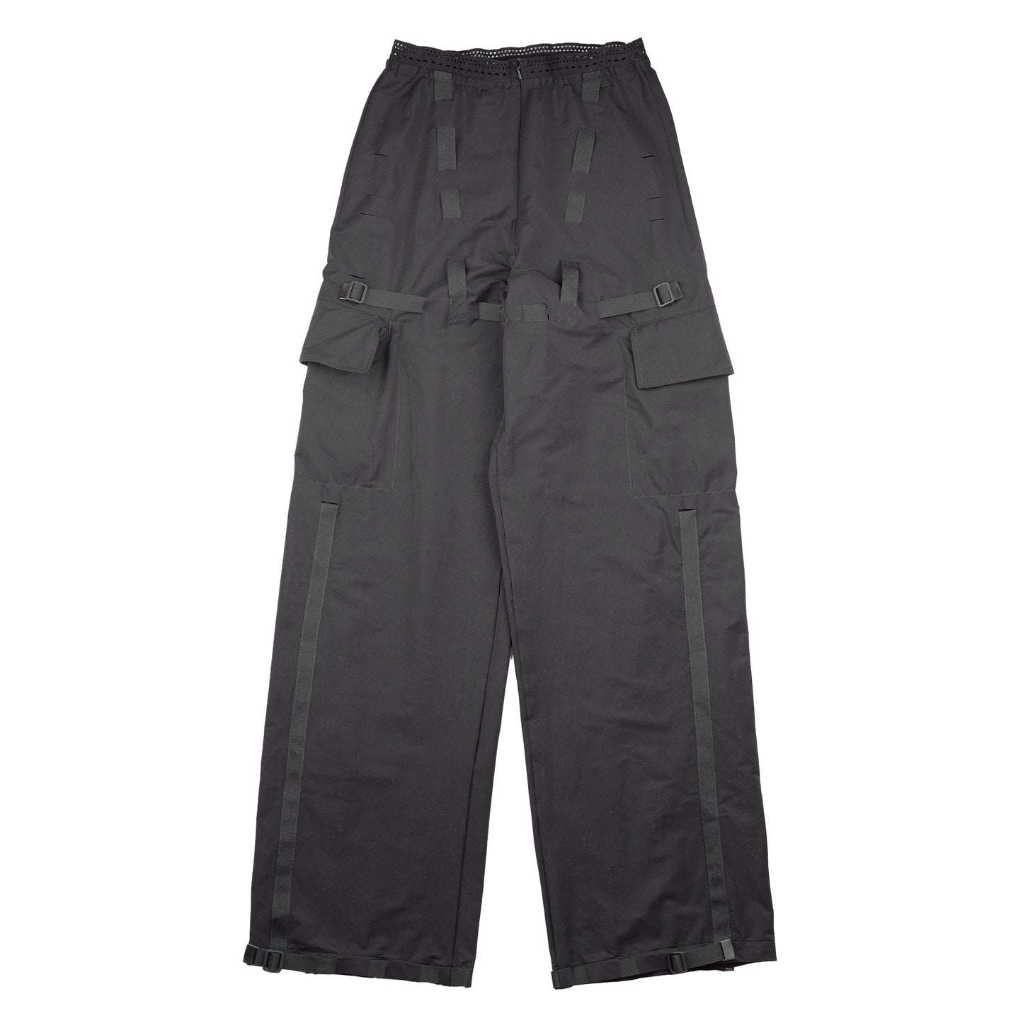 Marithé François Girbaud Black Cargo Pants (XS)