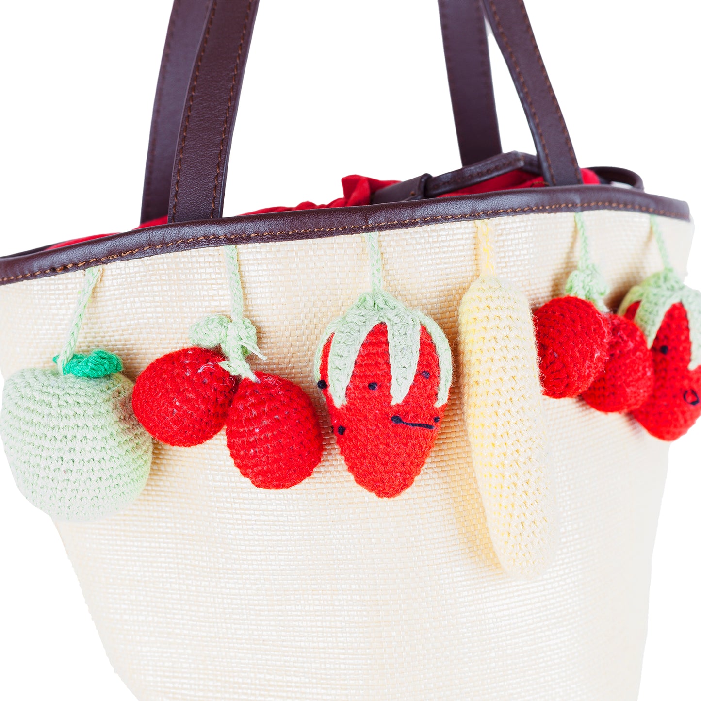 Moschino Jeans Fruit Charms Basket Vintage Bag