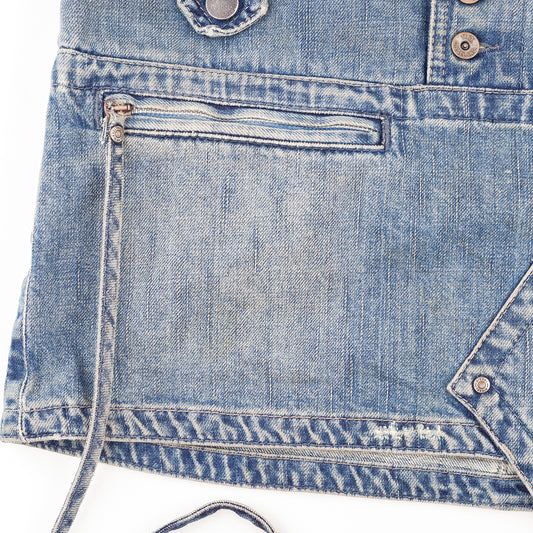 Diesel Denim Vintage Cargo Mini Skirt