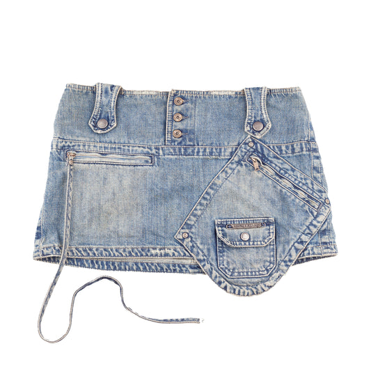 Diesel Denim Vintage Cargo Mini Skirt