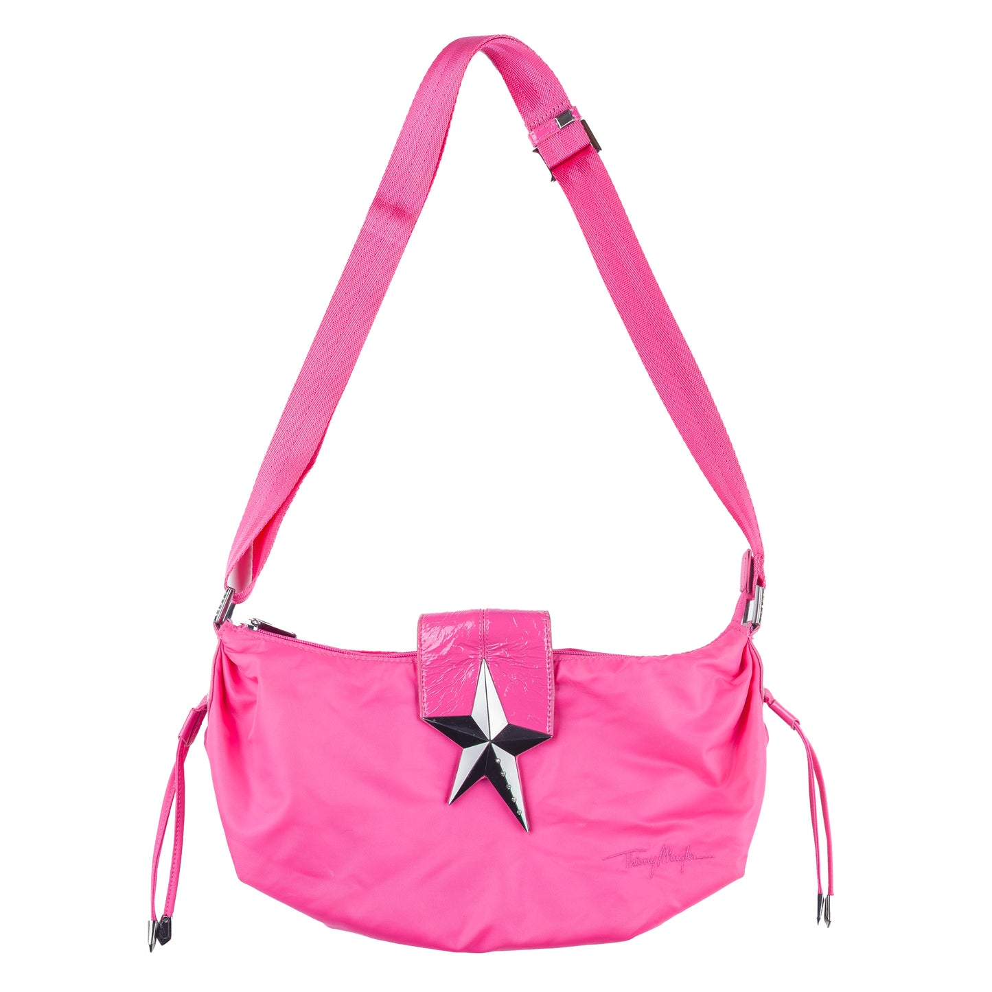 Thierry Mugler Hot Pink Crossbody Vintage Bag
