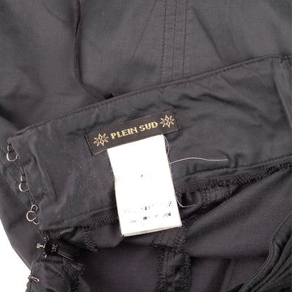 Plein Sud Vintage Corset Black Midi Skirt (XS)