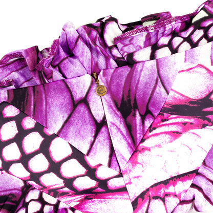 Just Cavalli Vintage Purple Top and Skirt Set (XS-M)