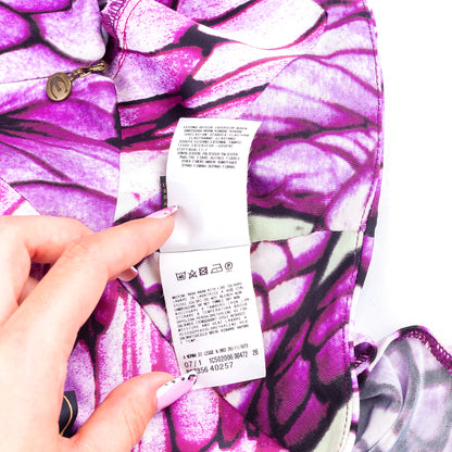 Just Cavalli Vintage Purple Top and Skirt Set (XS-M)