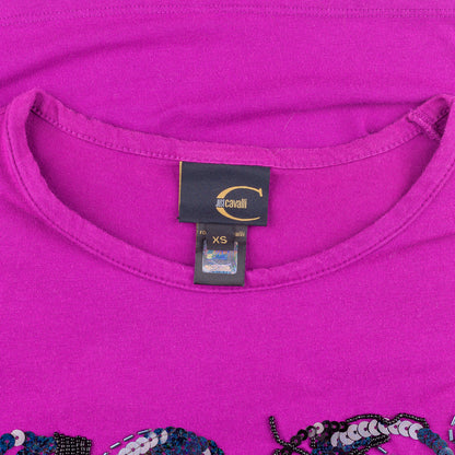 Just Cavalli Vintage Purple Top and Skirt Set (XS-M)