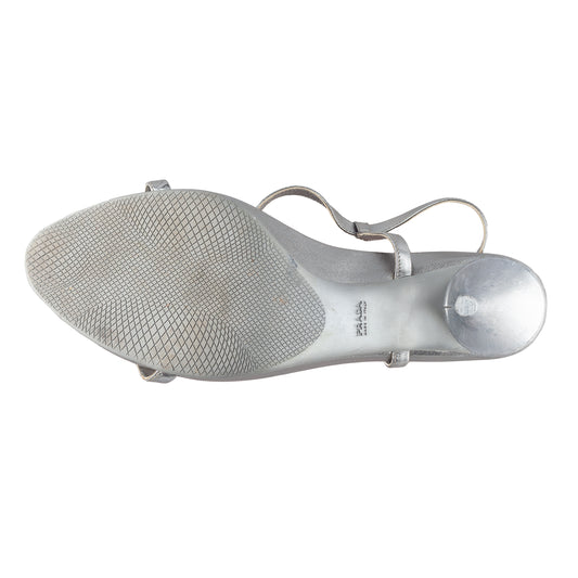 Prada Vintage Silver Sandals (38,5 EU)