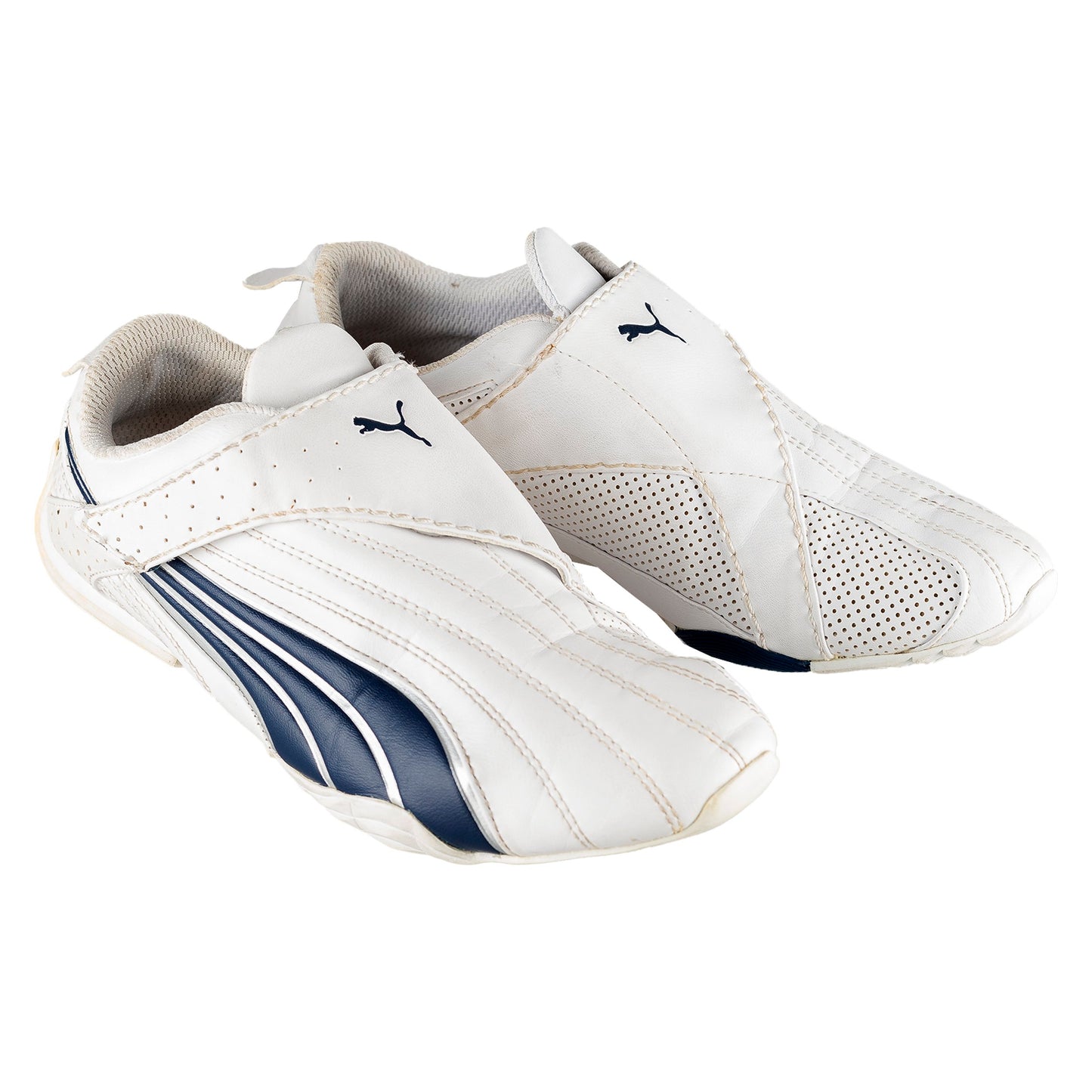 Archive Puma White/Navy Velcro Sneakers