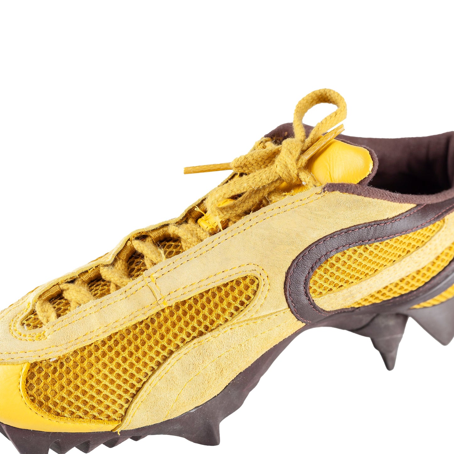 Archive Puma Beisser by Peter Schmidt Yellow/Brown Leather Sneakers