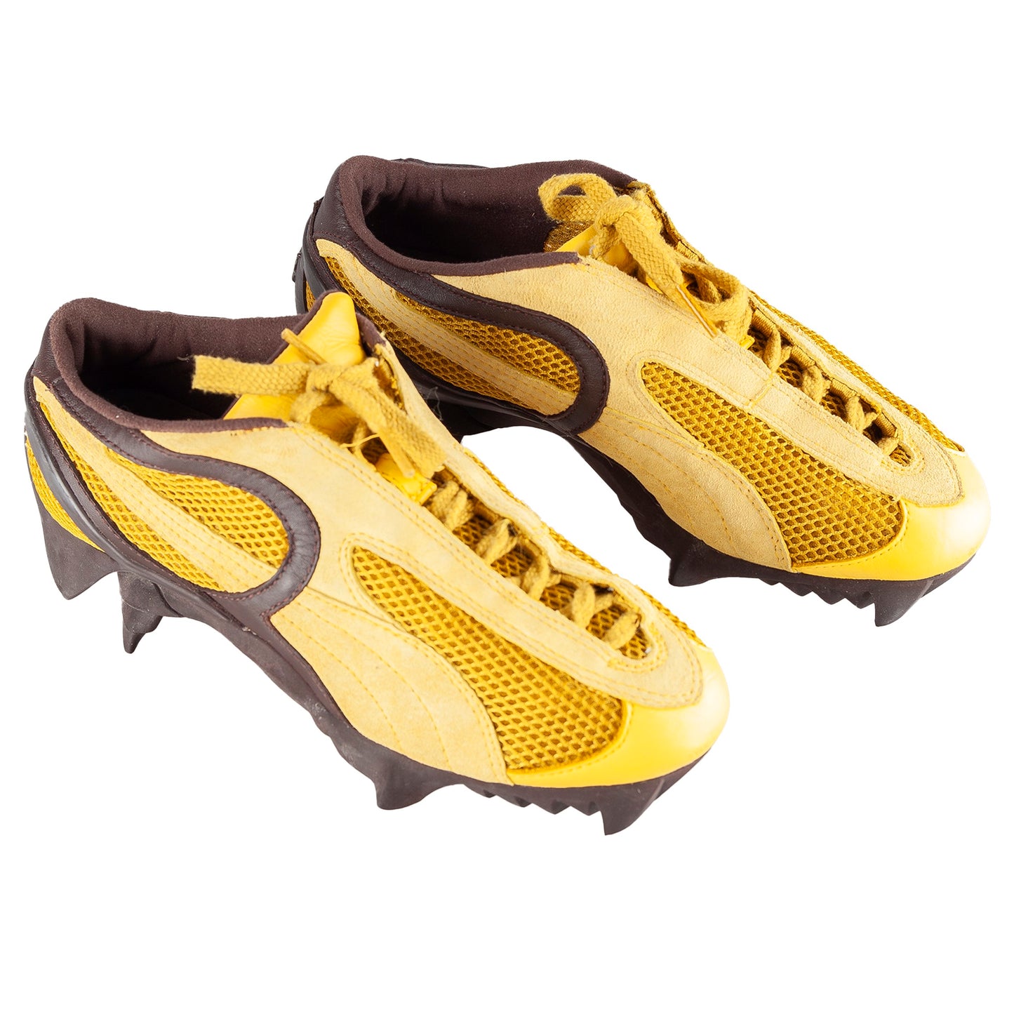 Archive Puma Beisser by Peter Schmidt Yellow/Brown Leather Sneakers