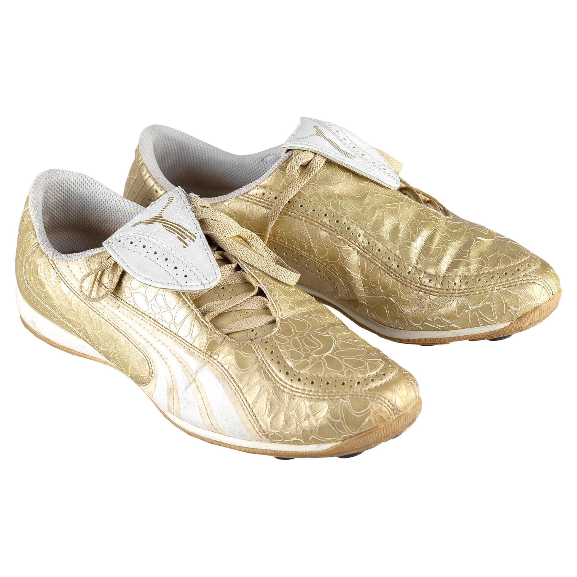 Archive Puma Football Golden Sneakers