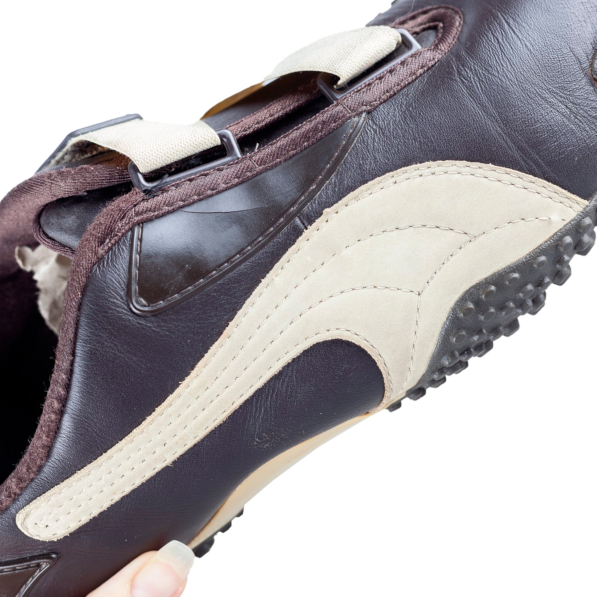 Archive Puma Mostro Brown Leather Sneakers