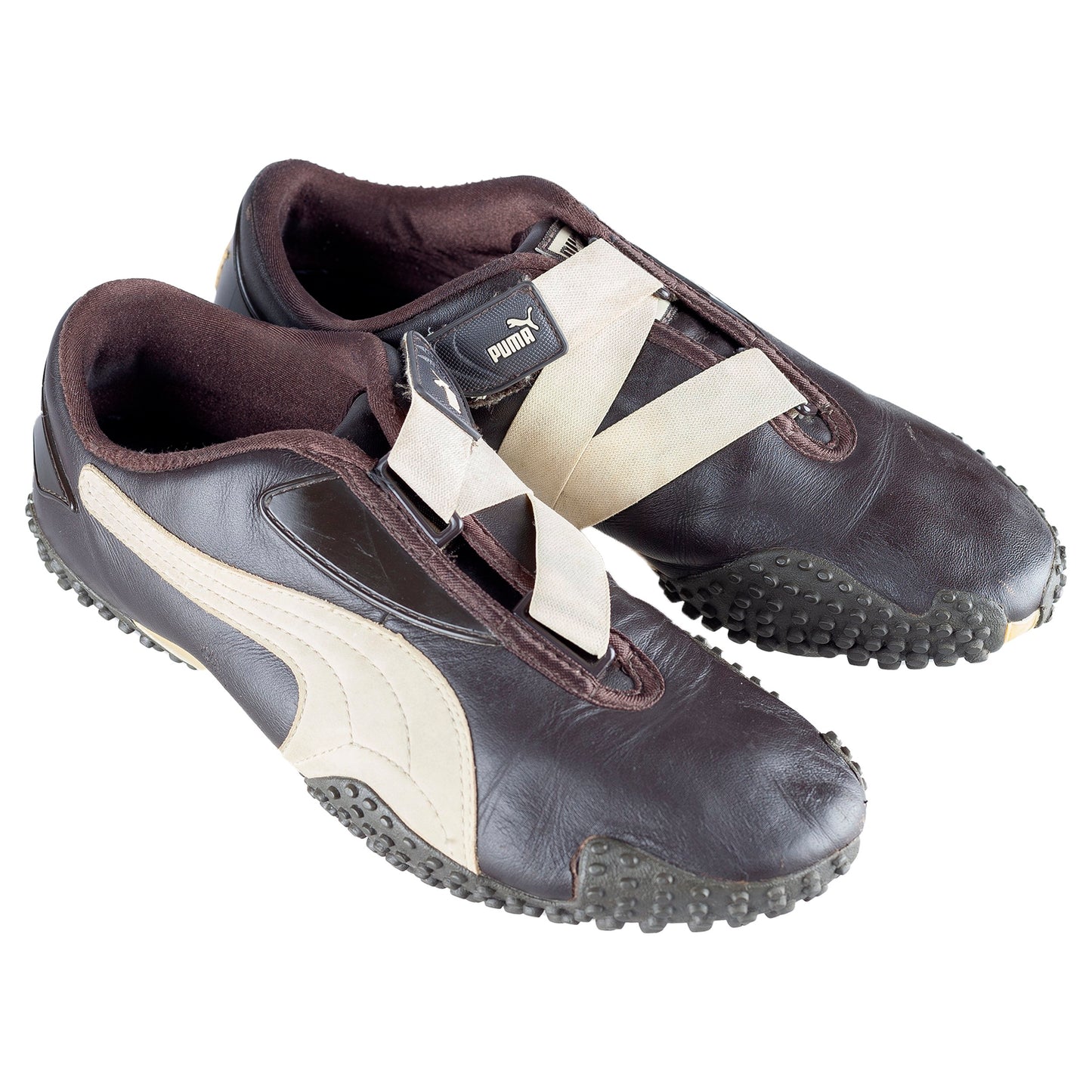 Archive Puma Mostro Brown Leather Sneakers