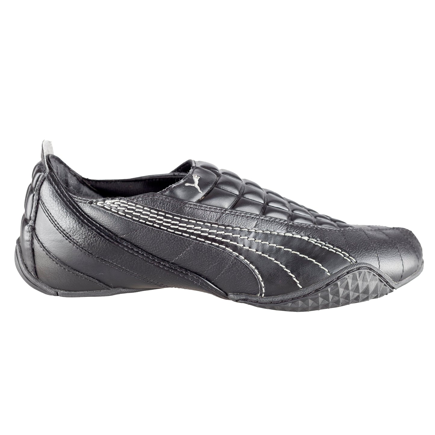 Archive Puma Uke Black Padded Leather Sneakers