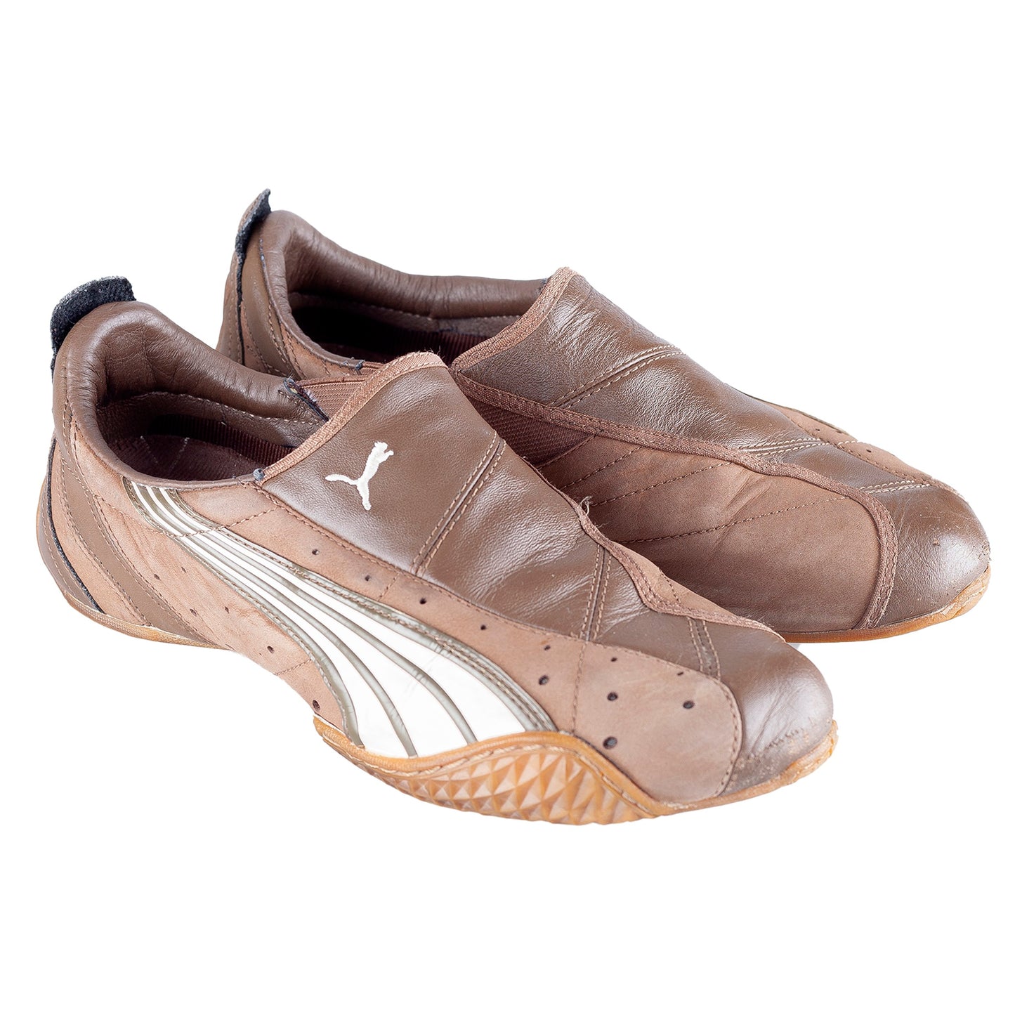 Archive Puma Uke Brown Slip On Sneakers