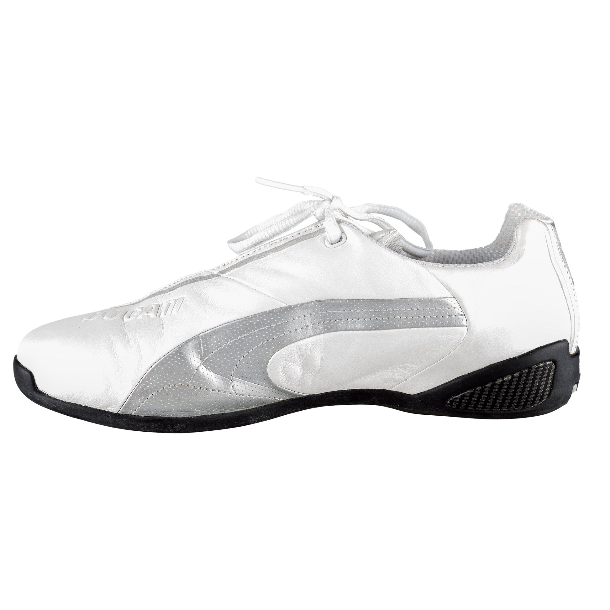 Archive Puma Ducati White/Silver Leather Sneakers