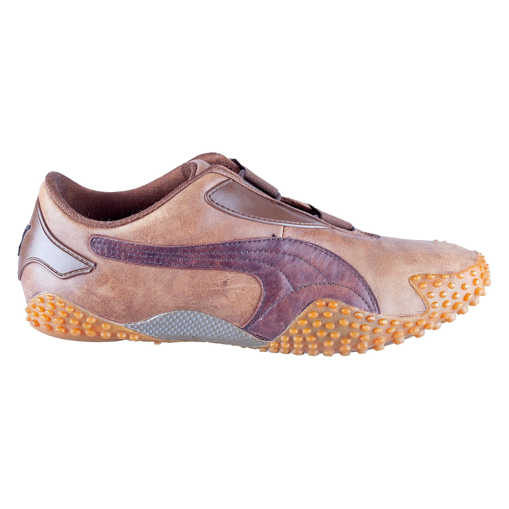 Archive Puma Mostro Brown Leather Sneakers