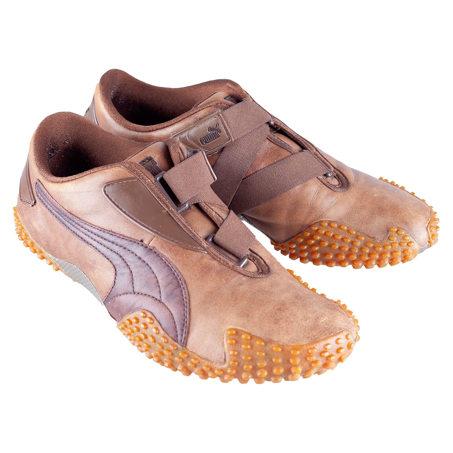 Archive Puma Mostro Brown Leather Sneakers