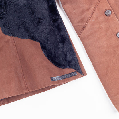 Kenzo Jeans Vintage Brown Faux Fur Jacket (S)