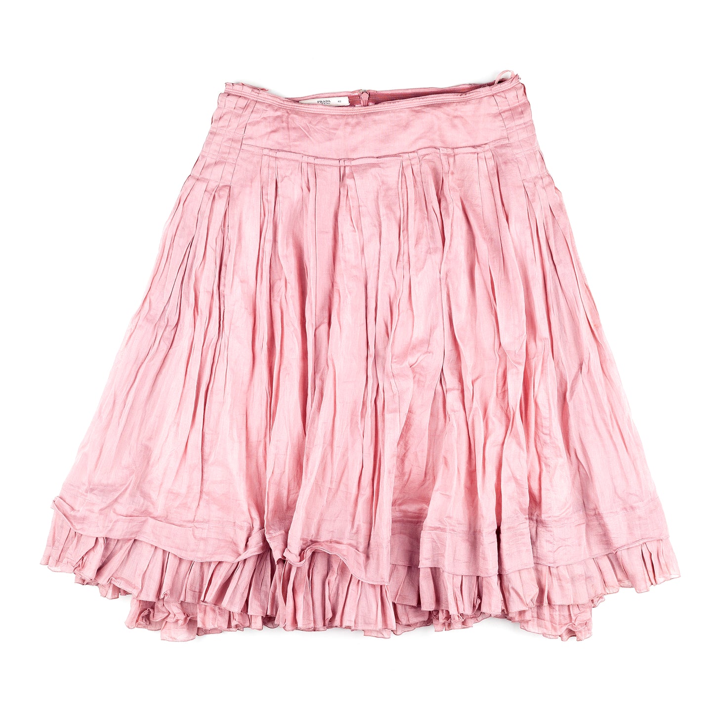 Prada Vintage Pale Pink Set Shirt/Skirt (M)