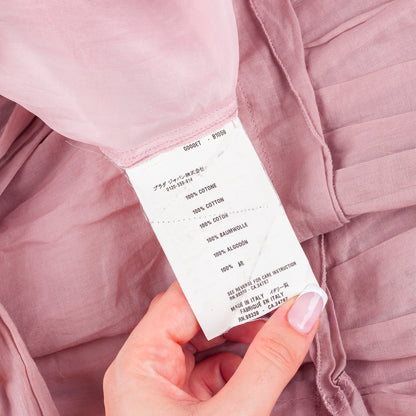 Prada Vintage Pale Pink Set Shirt/Skirt (M)