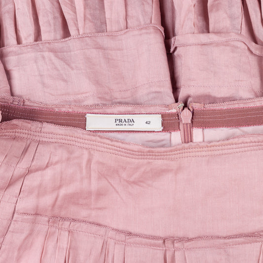 Prada Vintage Pale Pink Set Shirt/Skirt (M)