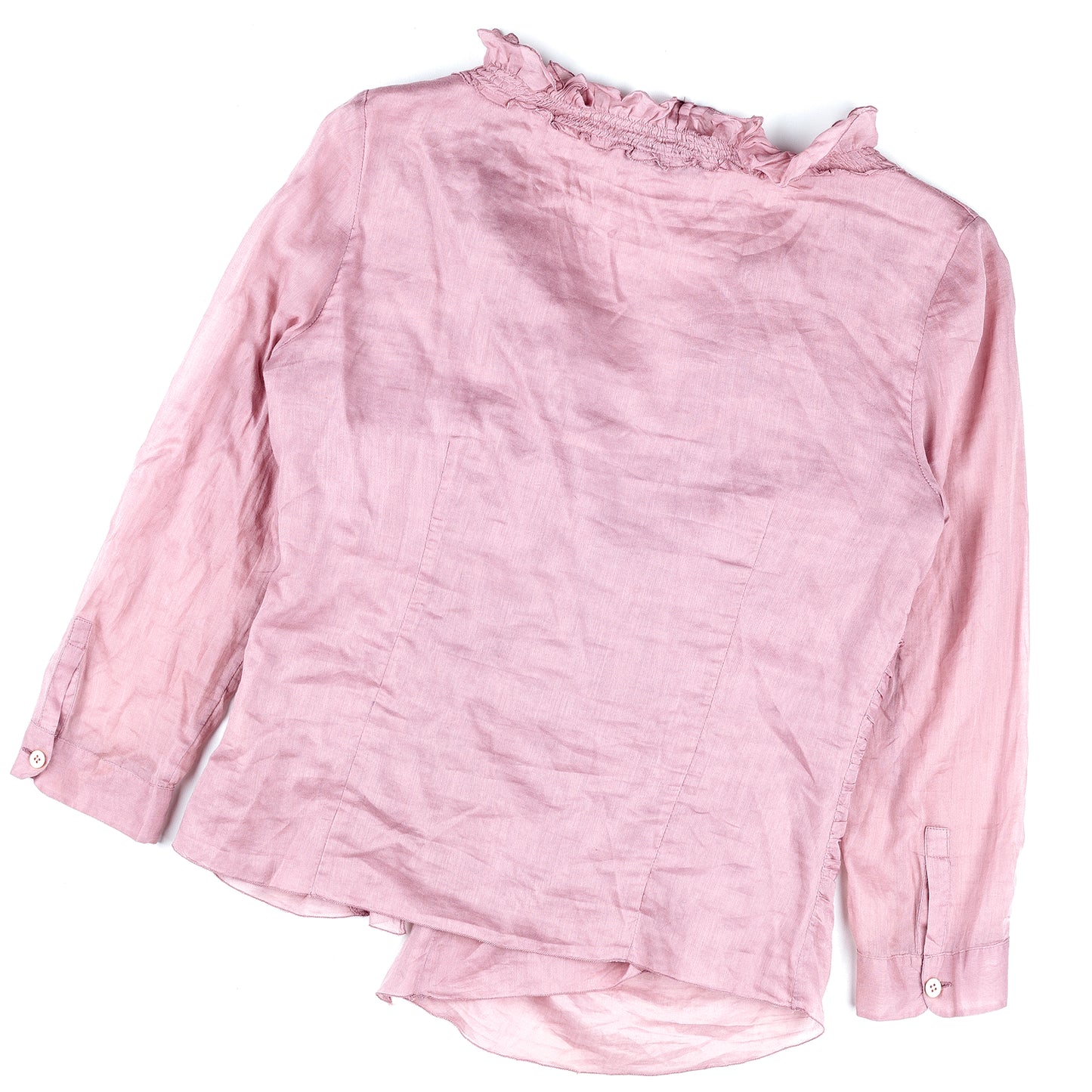 Prada Vintage Pale Pink Set Shirt/Skirt (M)