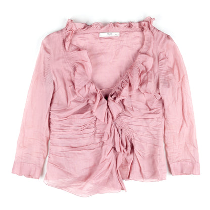 Prada Vintage Pale Pink Set Shirt/Skirt (M)