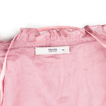 Prada Vintage Pale Pink Set Shirt/Skirt (M)