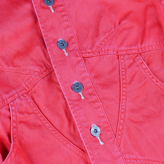 Diesel Vintage Back Corset Red Jacket (L)