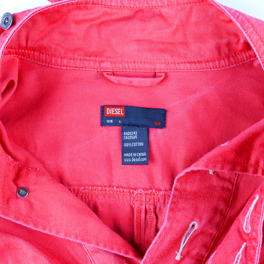 Diesel Vintage Back Corset Red Jacket (L)