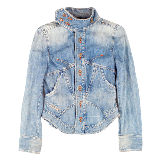 Diesel Vintage Back Corset Denim Jacket (S)