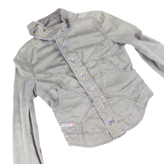 Diesel Vintage Back Corset Olive Green Jacket (M)