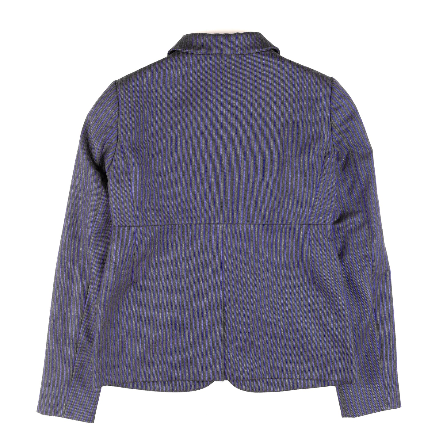 Miu Miu Black/Blue Pinstripe Vintage Jacket (S)