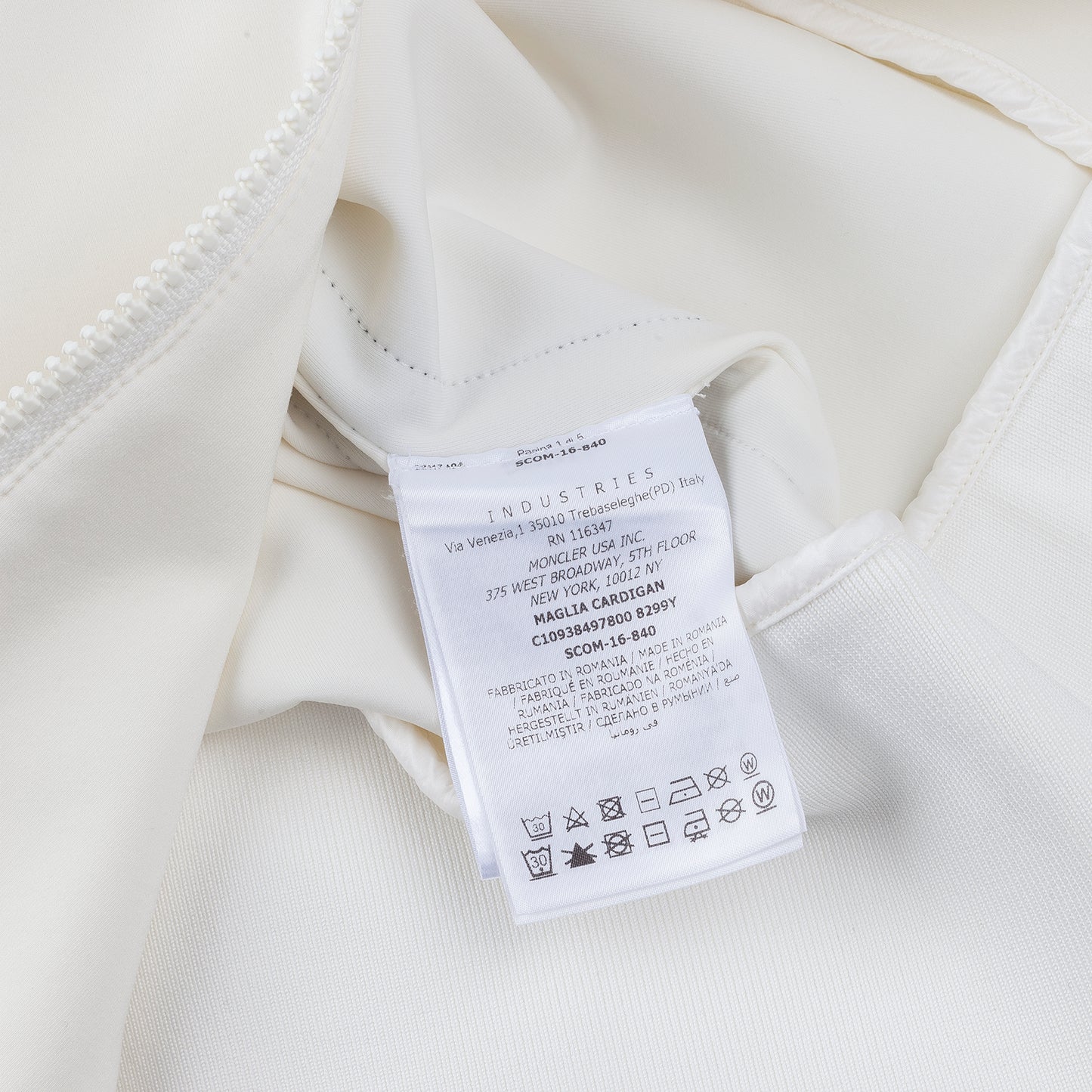 Moncler Vintage White Cream Jacket (S)