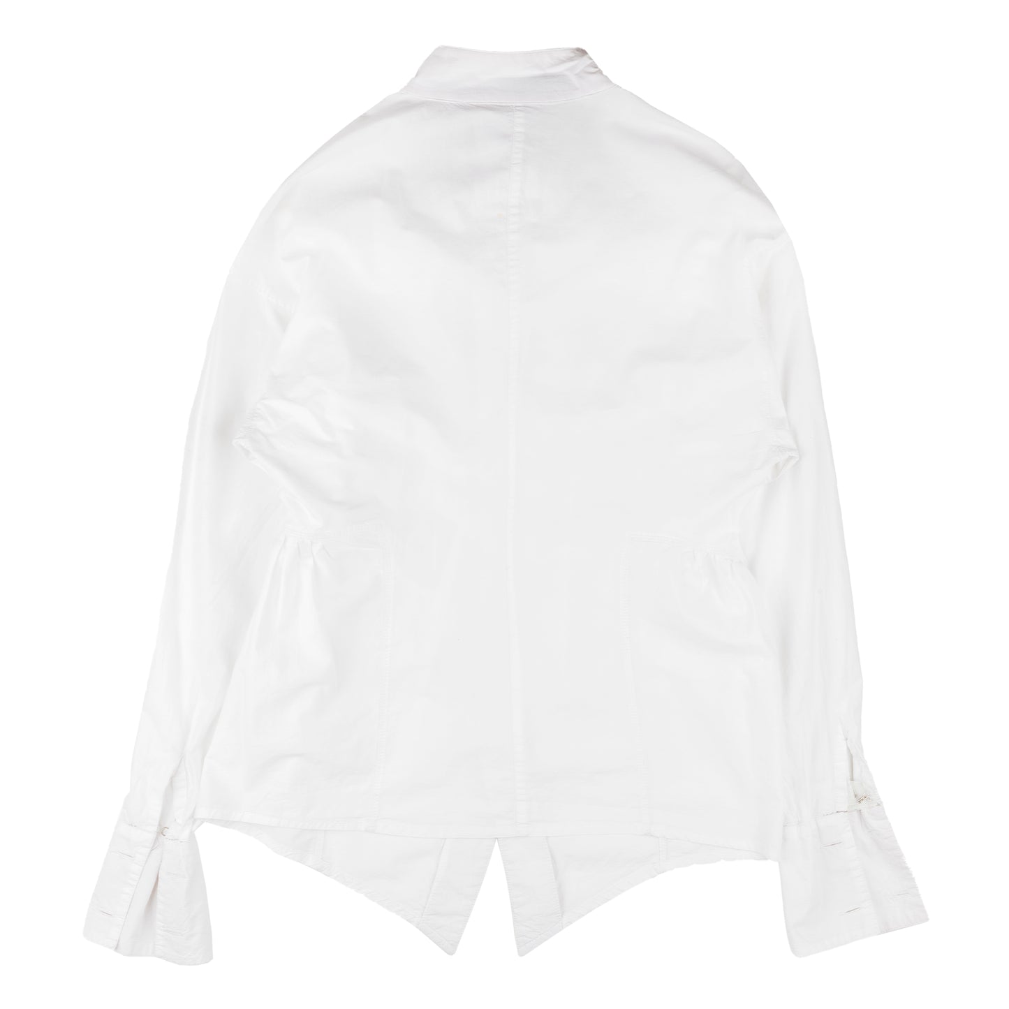 Marithé François Girbaud Vintage White Frill Shirt (M)