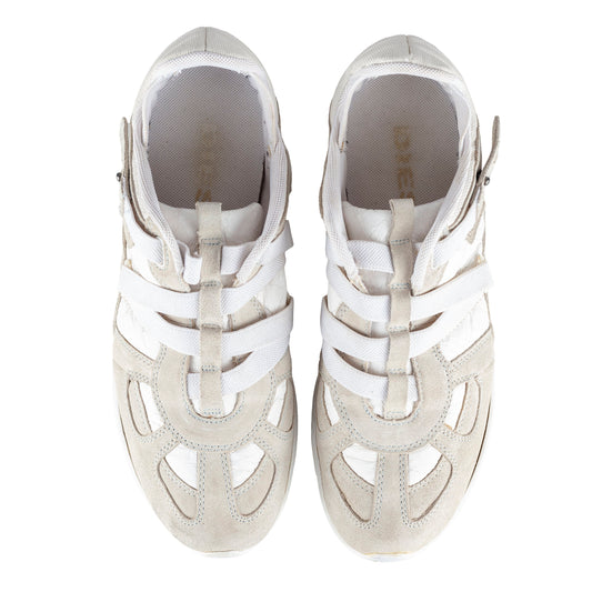 Diesel White/Beige Sneakers (43 EU)