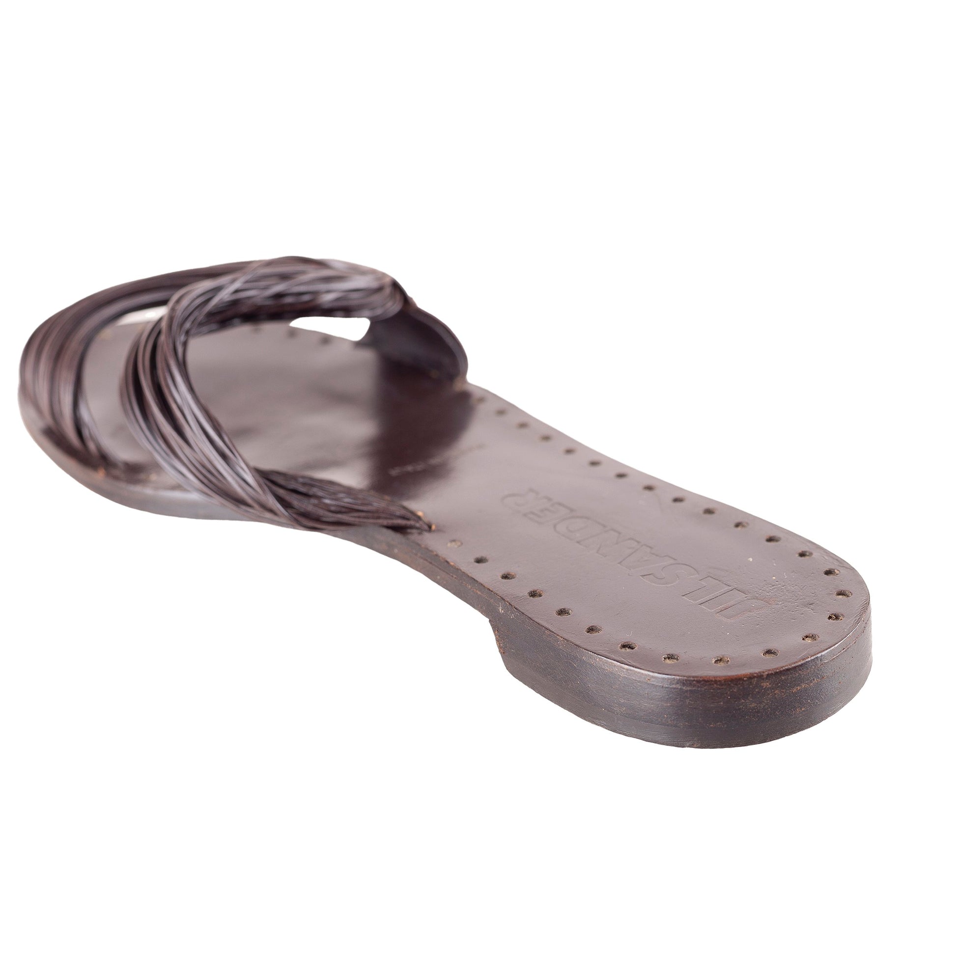 JIL SANDER Brown Flat Sandals (36 EU)