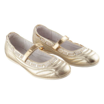 Dirk Bikkembergs Golden Ballet Flats (39 EU)