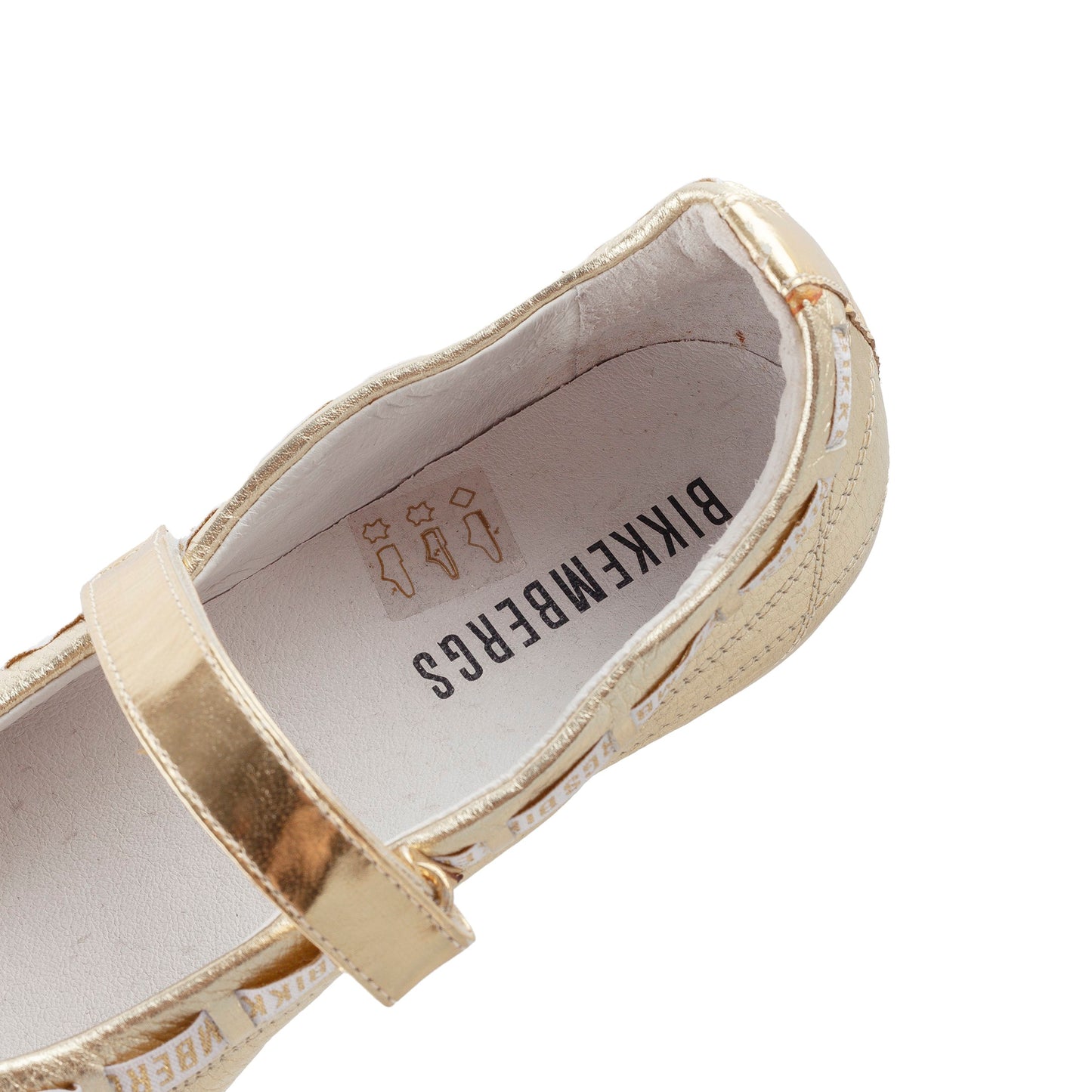 Dirk Bikkembergs Golden Ballet Flats (39 EU)