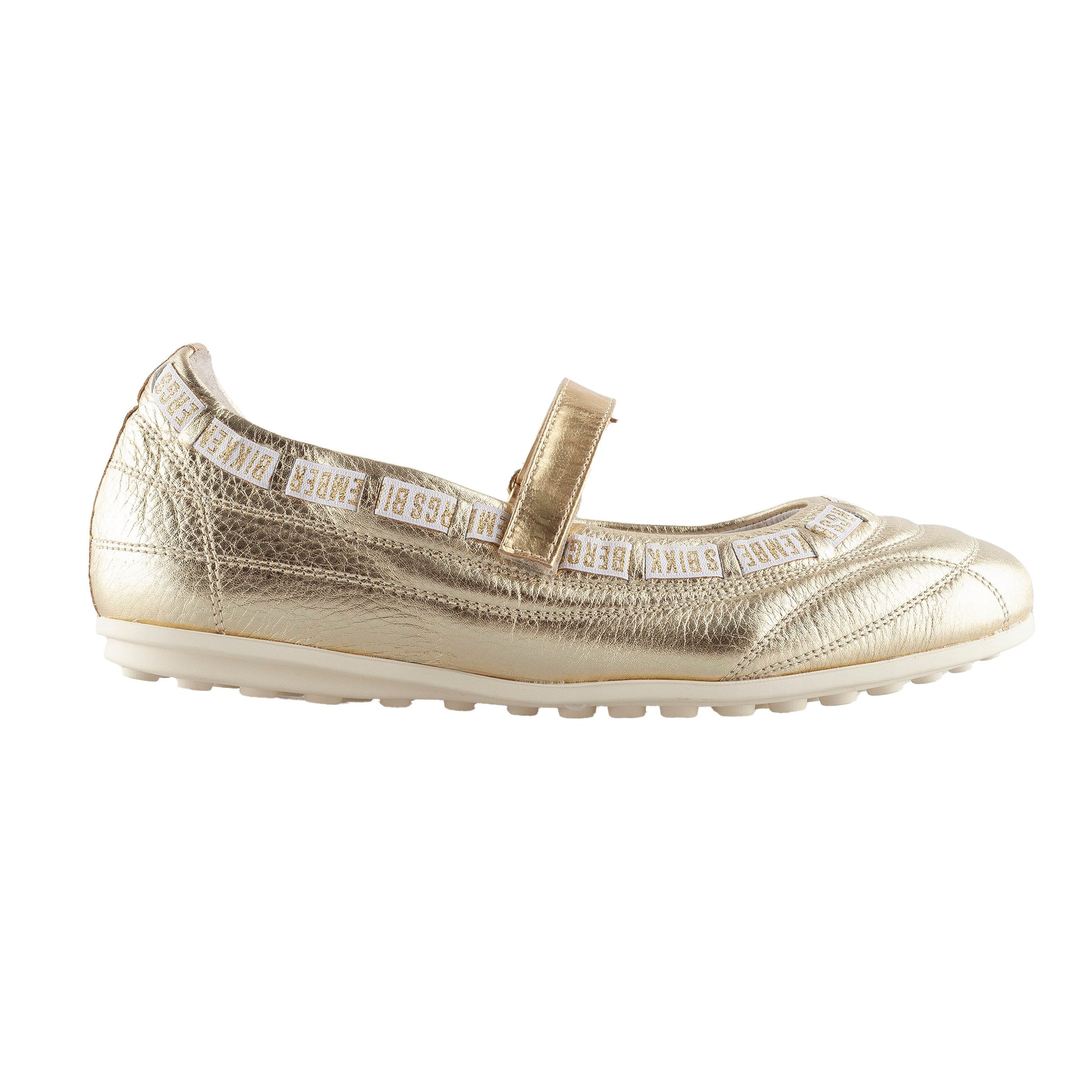 Dirk Bikkembergs Golden Ballet Flats (39 EU)