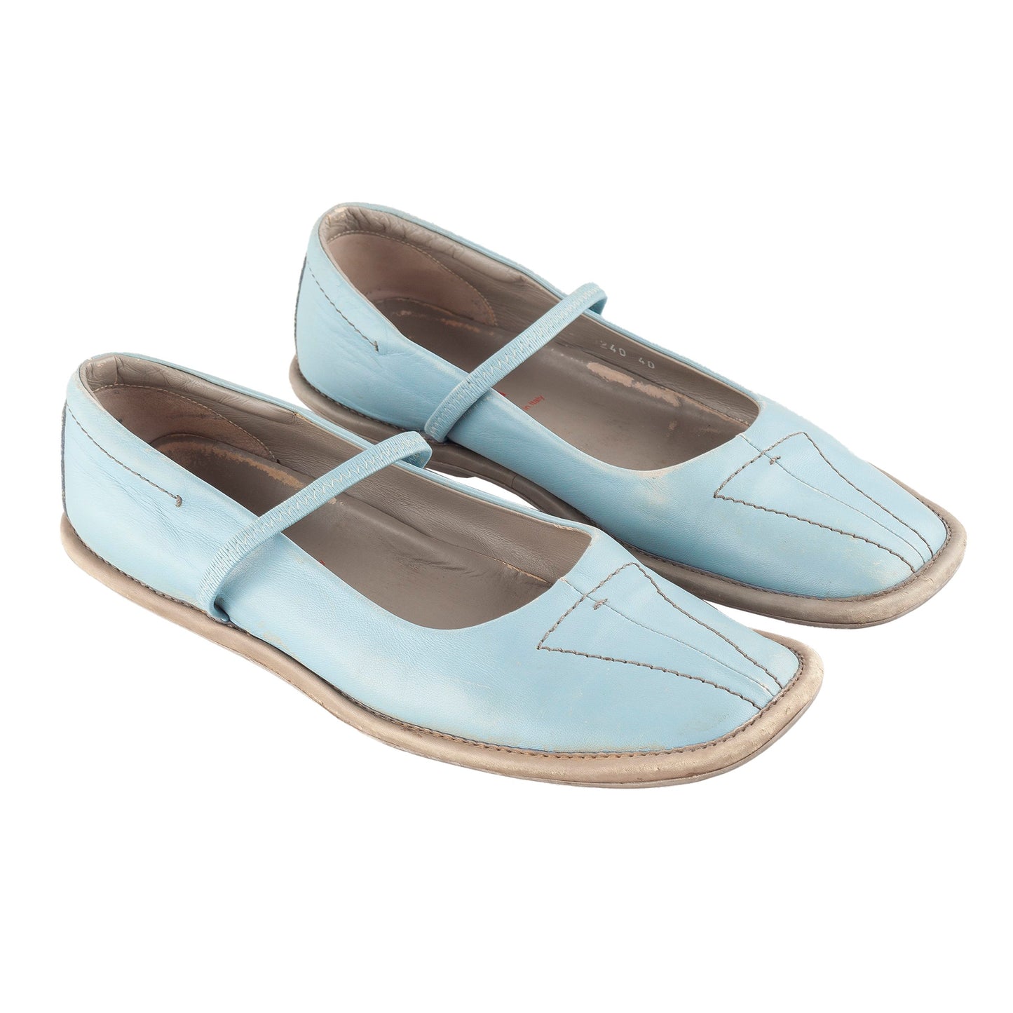 Prada Baby Blue Ballet Flats (40 EU)