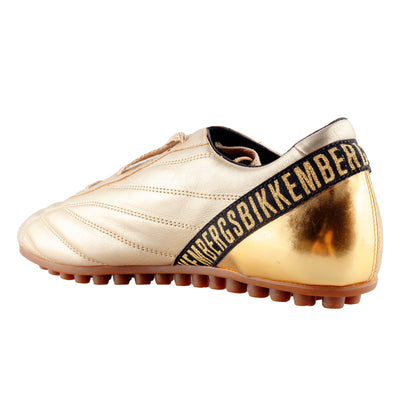 Dirk Bikkembergs Golden Football Sneakers (37 EU)