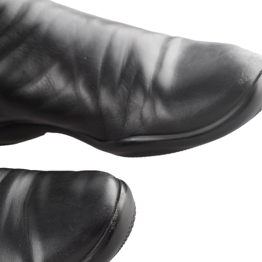 Prada Vintage Black Leather High Boots (39 EU)